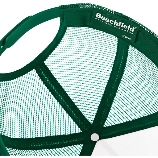Casquette/visière Beechfield taille moyenne, respirante, en maille abeille