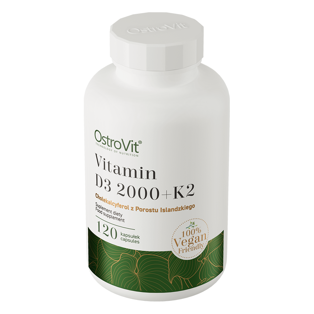 OstroVit Vitamin D3 2000 IE + K2 VEGE