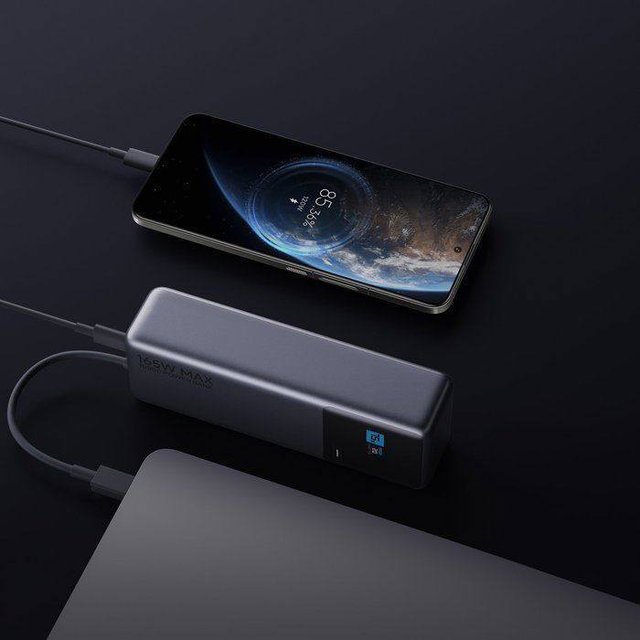 Power Bank - Xiaomi Power Bank da 165 W 10000 mAh (cavo integrato) - Doppia porta USB - Ricarica rapida - Ricarica del computer