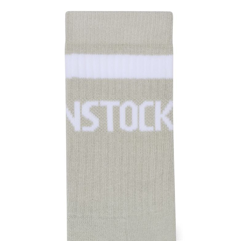 Cotton Tennis Socks Cotone/Poliammide/Elastan - Stone Coin / White Stone Coin / White