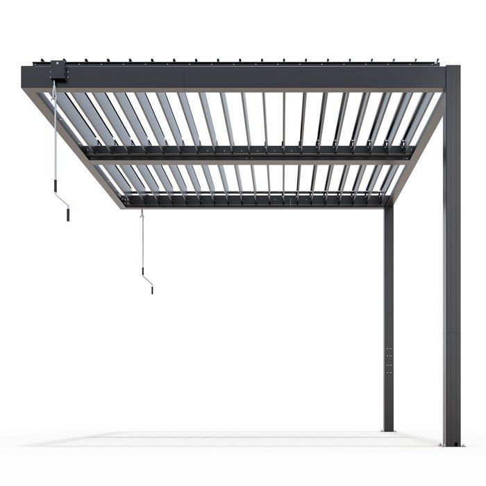 Pérgola bioclimática anexa Candy 3×3 m