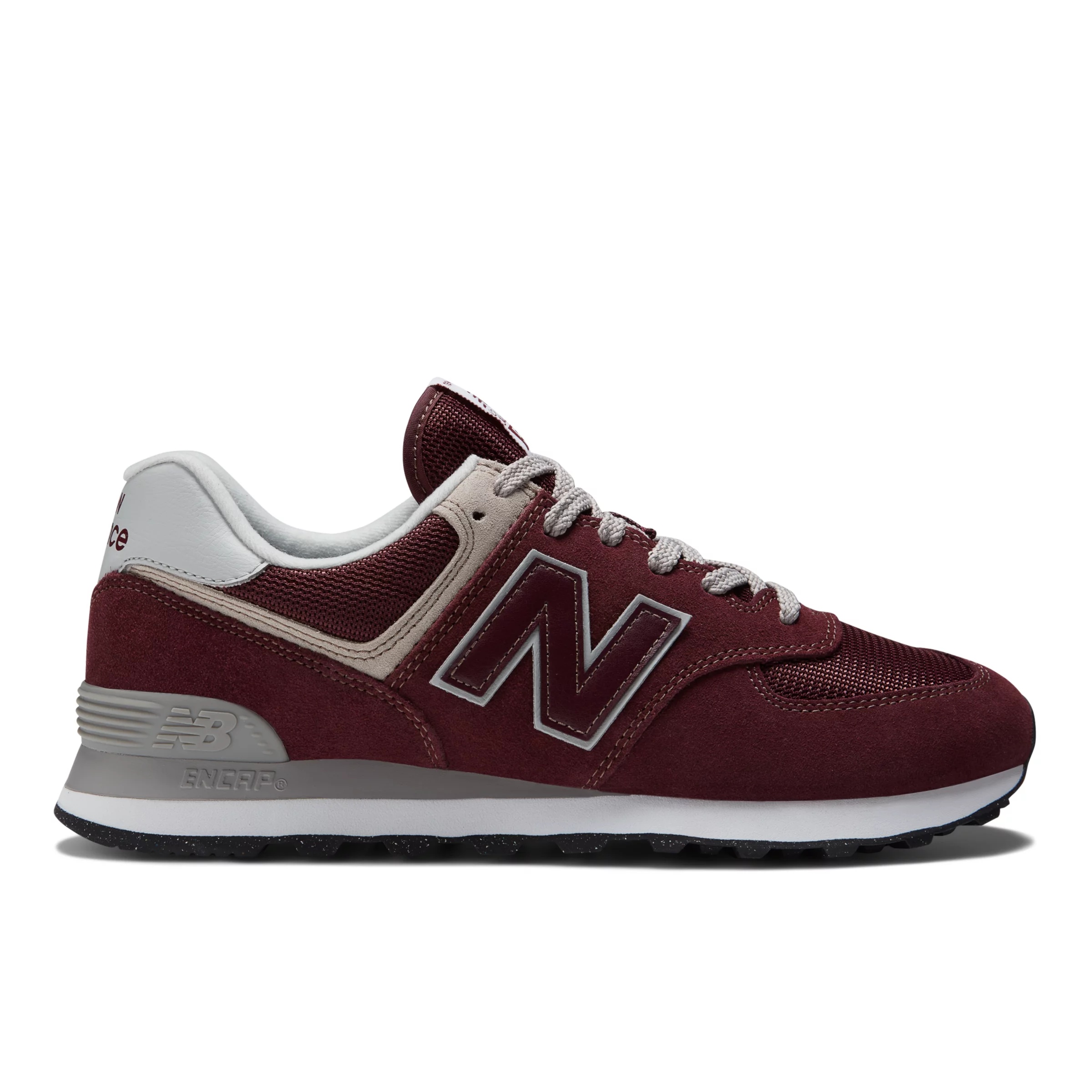 574 Core Burgundy with White
