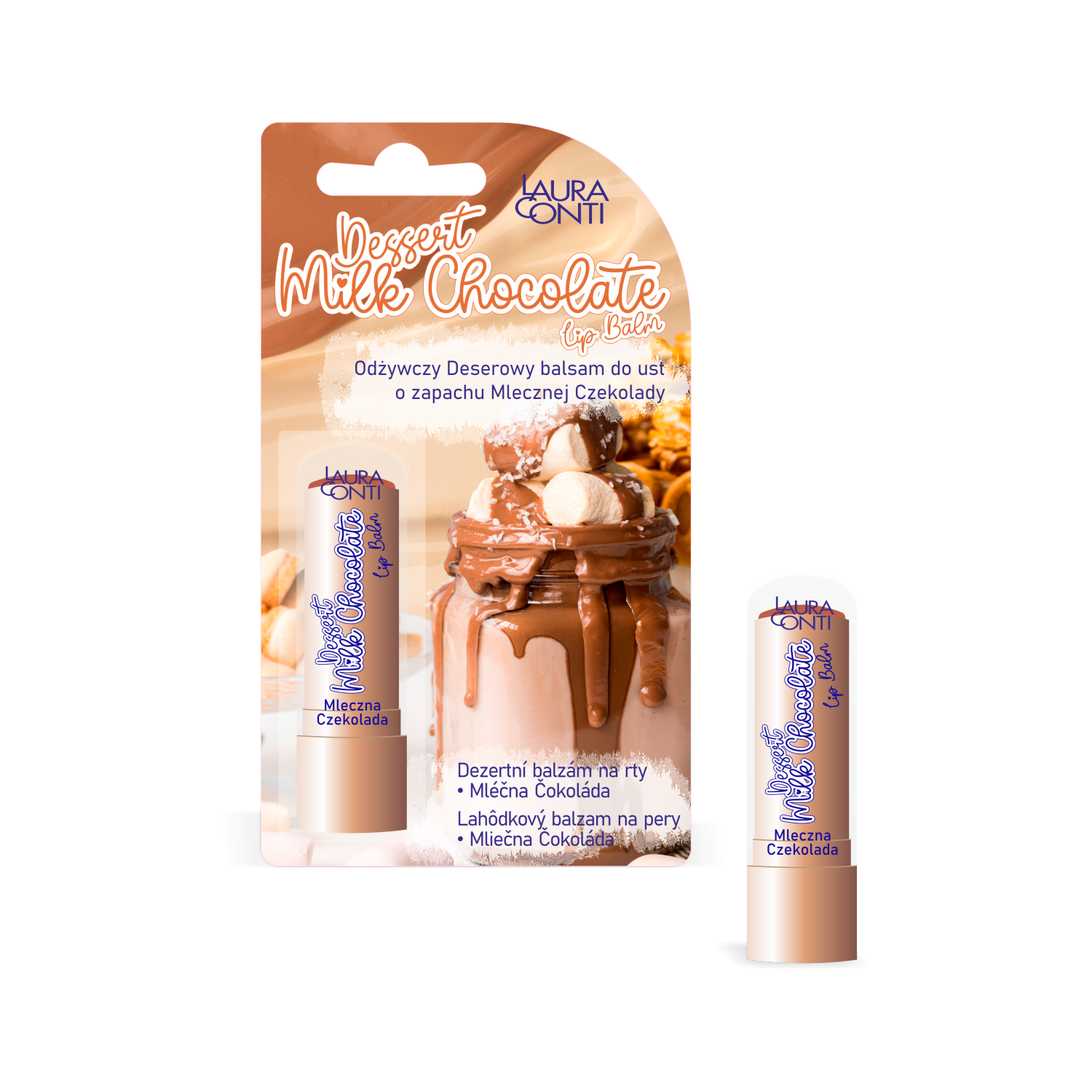 Baume à lèvres protecteur Laura Conti 4,8 g Zéro calorie