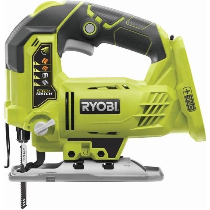 RYOBI - Sierra de calar pendular ONE+ de 18 V - Capacidad de corte en madera de 101 mm - Recorrido de la hoja de 25 mm - Incluye 1 hoja - R18JS-0