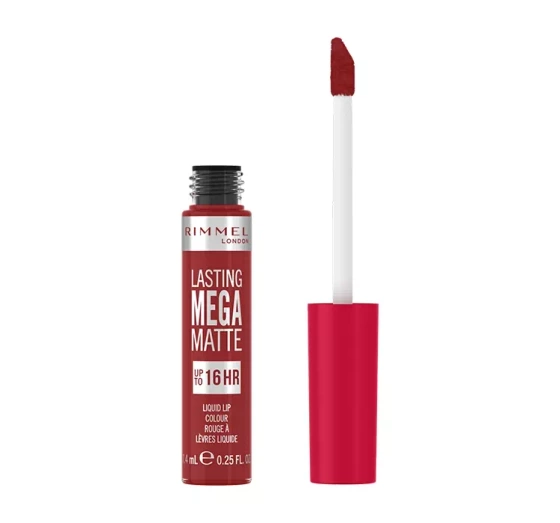 RIMMEL LASTING MEGA MATTE MATOWA POMADKA 500 FIRE STARTER 7,4ML
