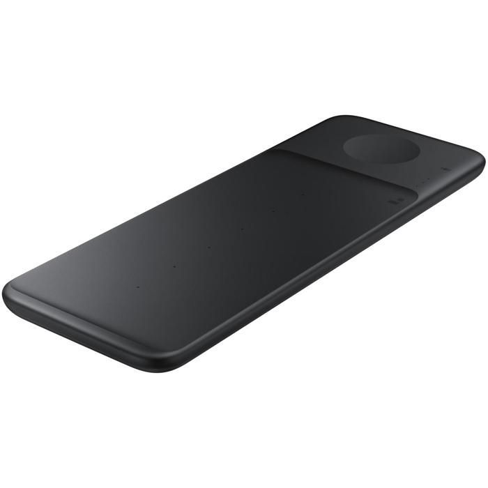 Station de chargement Trio - SAMSUNG - Noir - Chargeur induction - USB-C - 9W