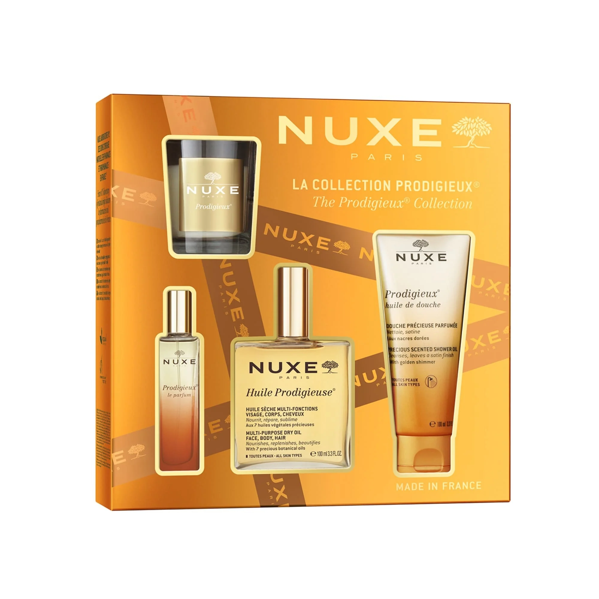 Huile Prodigieuse Cofanetto Huile Prodigieuse® Classico - Cofanetti Viso e Corpo, Olio viso nutriente, Olio Corpo