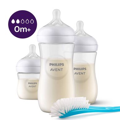 Philips Avent Natural Response Sett med 3 flasker, 1 enhet.