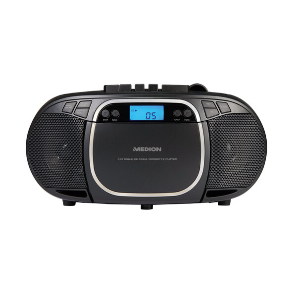 CD/MP3-cassettespeler E66476 (MD44176), zwart
