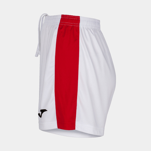 Shorts Maxi Joma Branco e Vermelho
