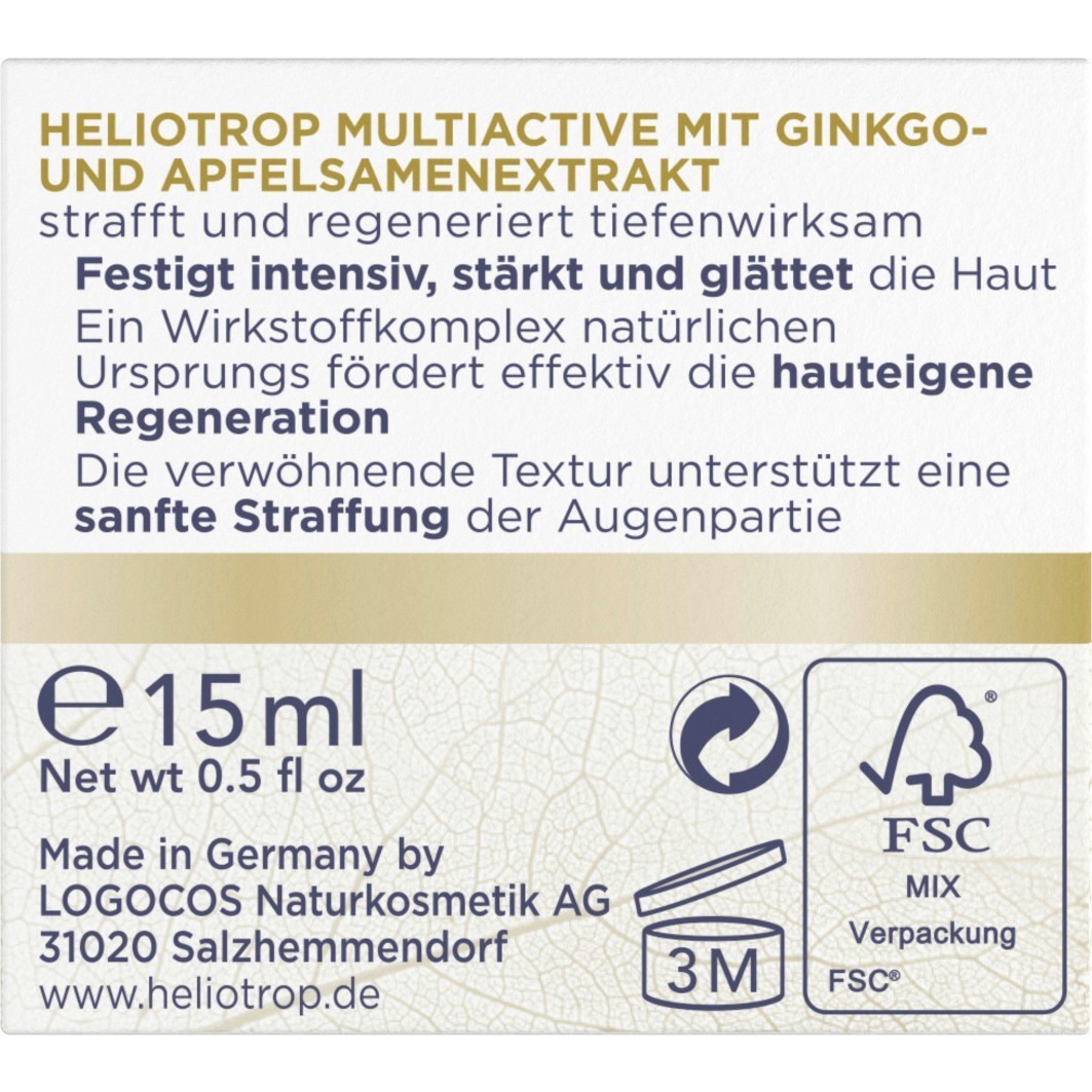 Heliotrop Augencreme MULTIACTIVE Regenerierende Augencreme - 15 ml
