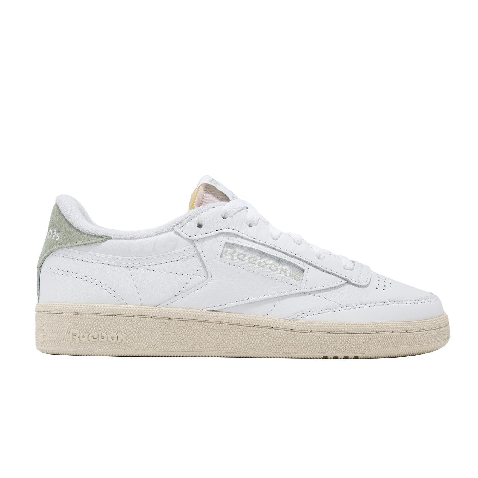 Reebok Club C 85 Vintage Footwear White Vintage Green Women Casual