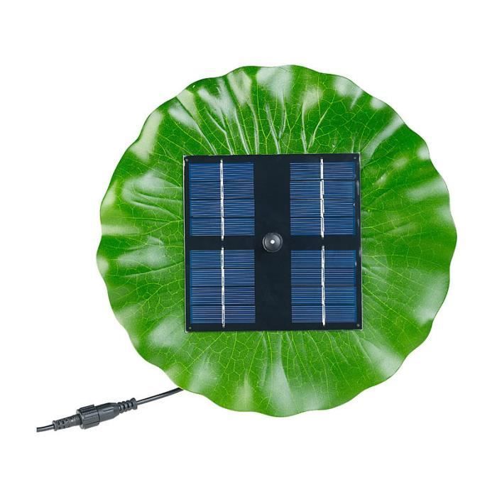 Fonte flutuante para lago, movida a energia solar - Royal Gardineer - Design de lírio-d'água - 4 bicos