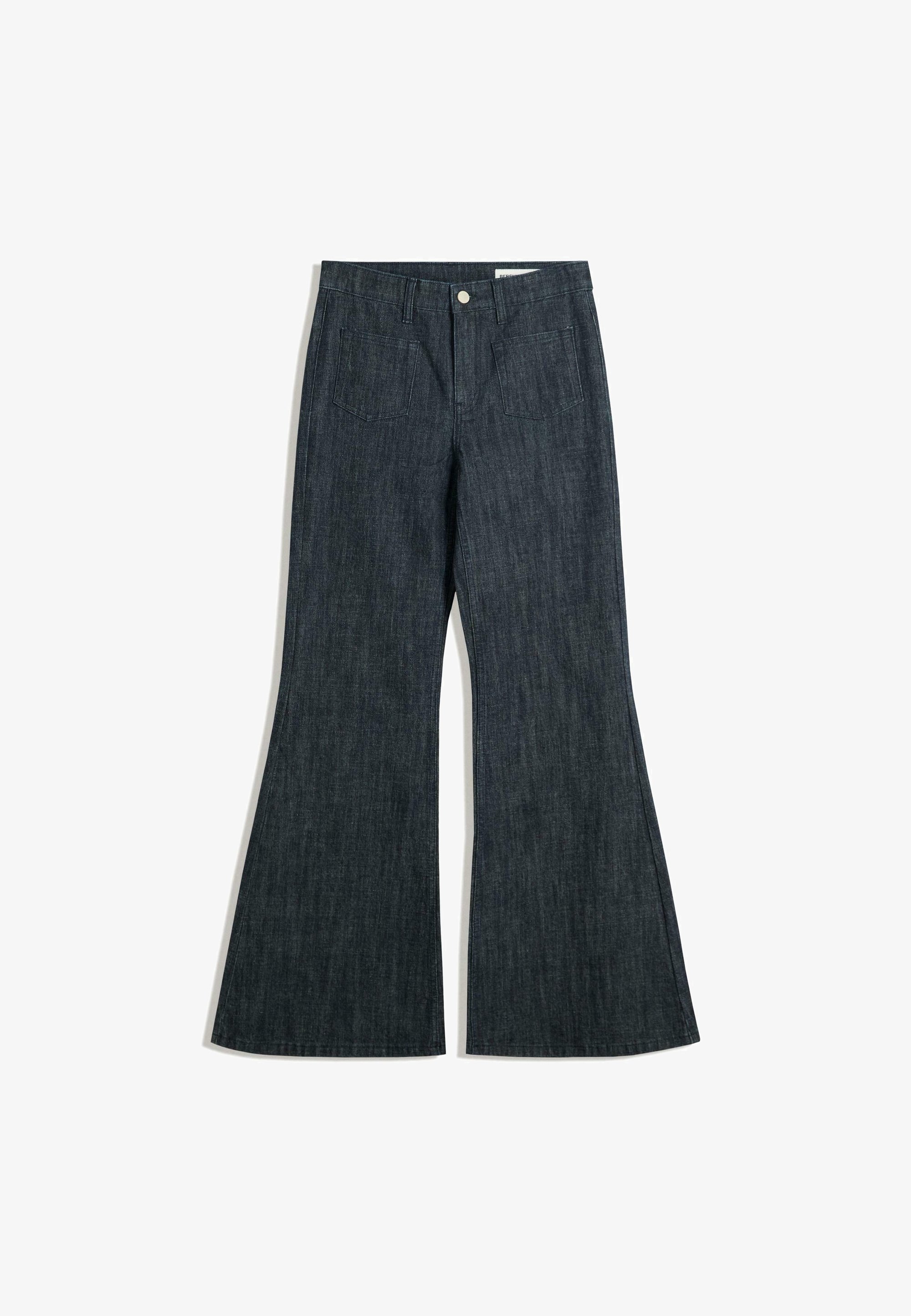 Bershka COMFORT - Jeans a zampa d'elefante - blu royal