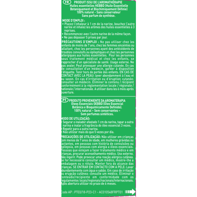 Puressentiel Resp Ok -inhalaattori 19 eteeristä öljyä 1 ml 1 ml