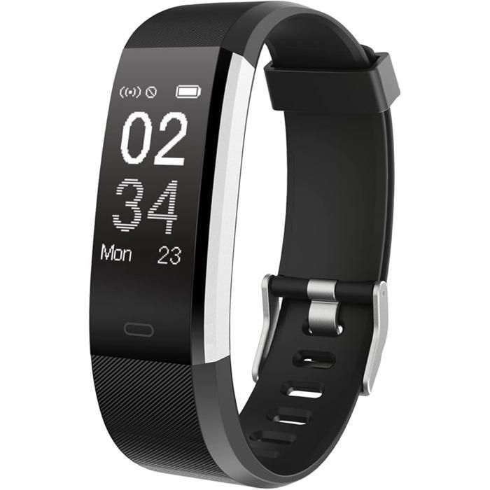 Pulsera inteligente ZISONIX 115 Plus - Resistente al agua IP67 - Monitor de frecuencia cardíaca y presión arterial