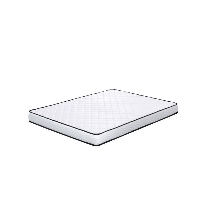 Mattress and Bed Base Set - FRIXOVEL - Memory Foam - 140x190x16 - Balanced - Black