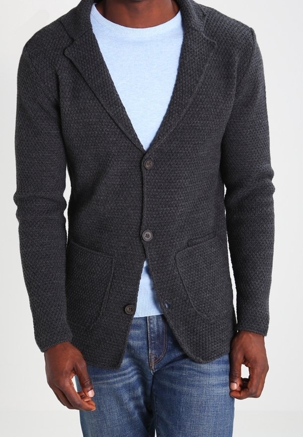 Pier One Cardigan - gemêleerd donkergrijs