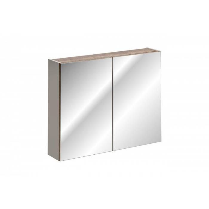180cm double sink bathroom vanity unit + 5 pieces - Rosario Taupe