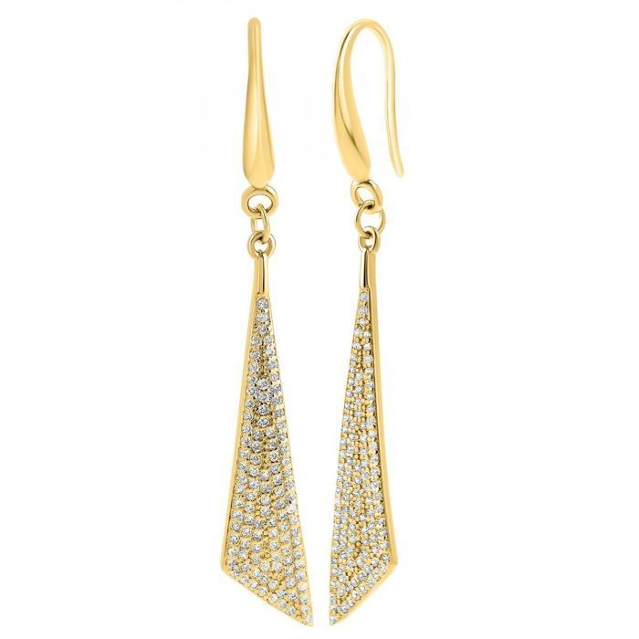 Pendientes de SC Bohème adornados con circonitas