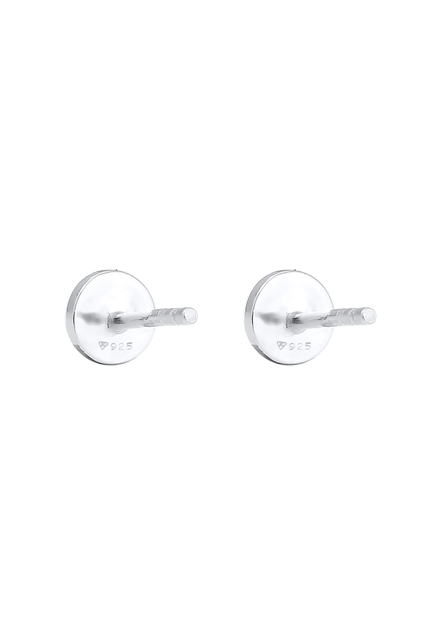 Elli Femmes Clous d'oreilles Cercle Martelé Organique en Argent Sterling 925