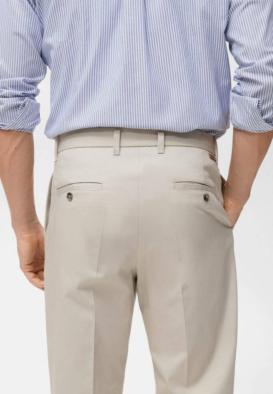 Pantaloni Mango - sabbia