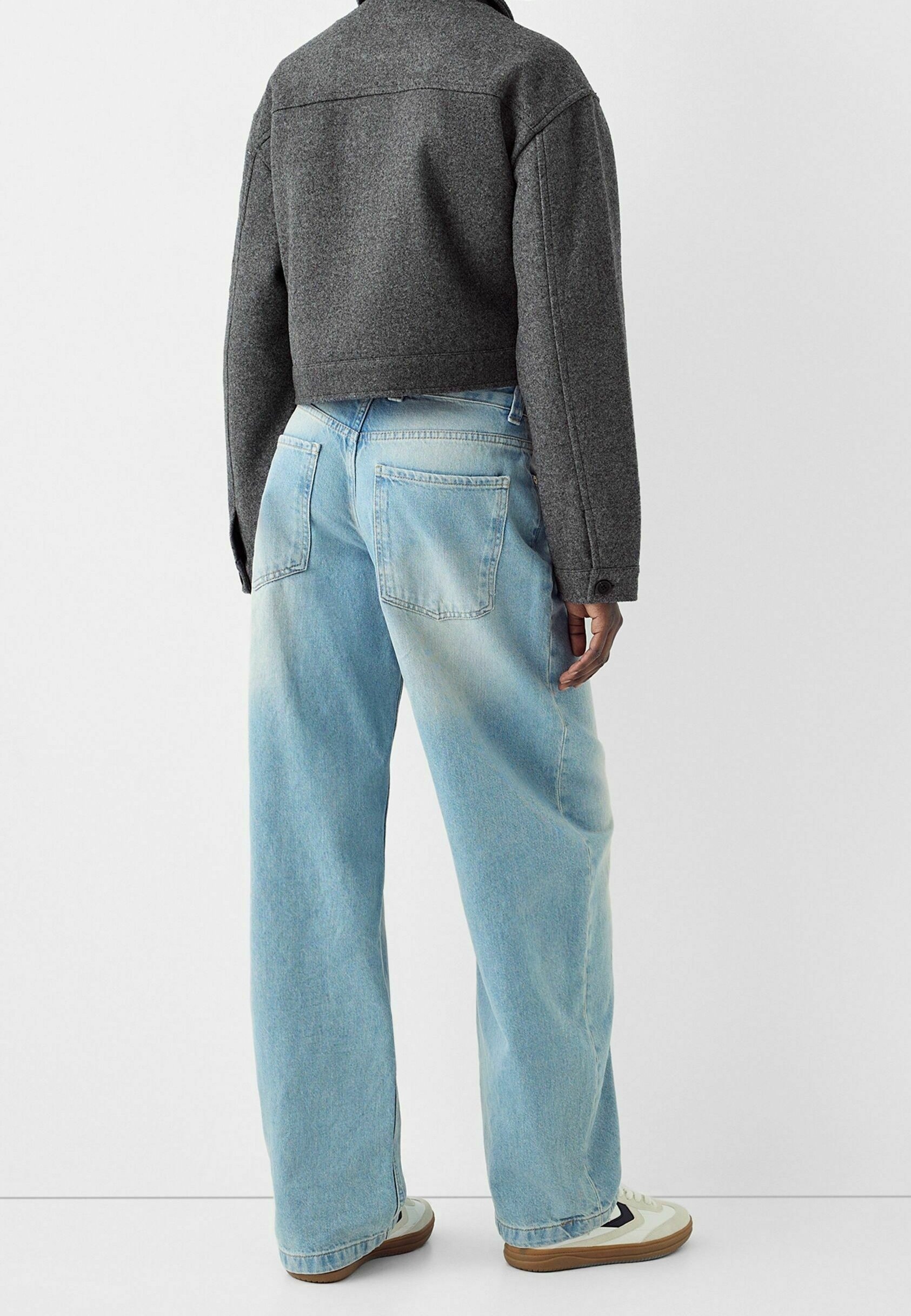Bershka zomerjas - blauwgrijs