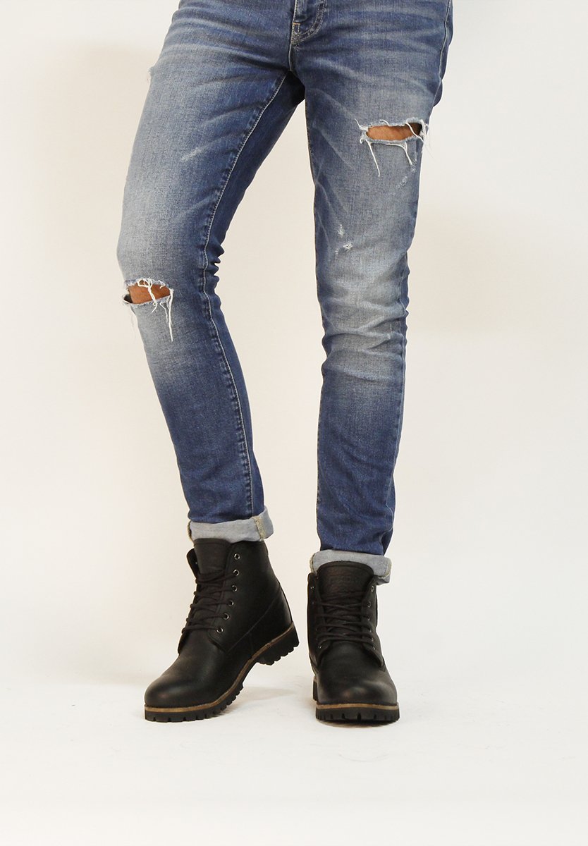 Bottines à lacets Blackstone - noires