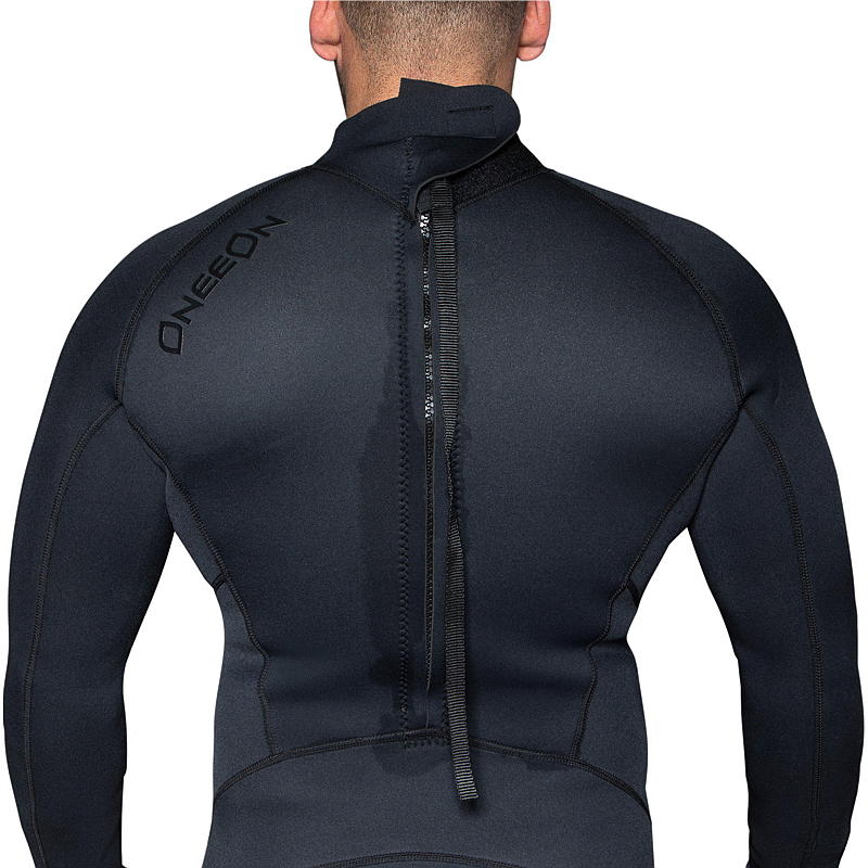 Traje de neopreno Oneeon para hombre, talla L, largo, negro.