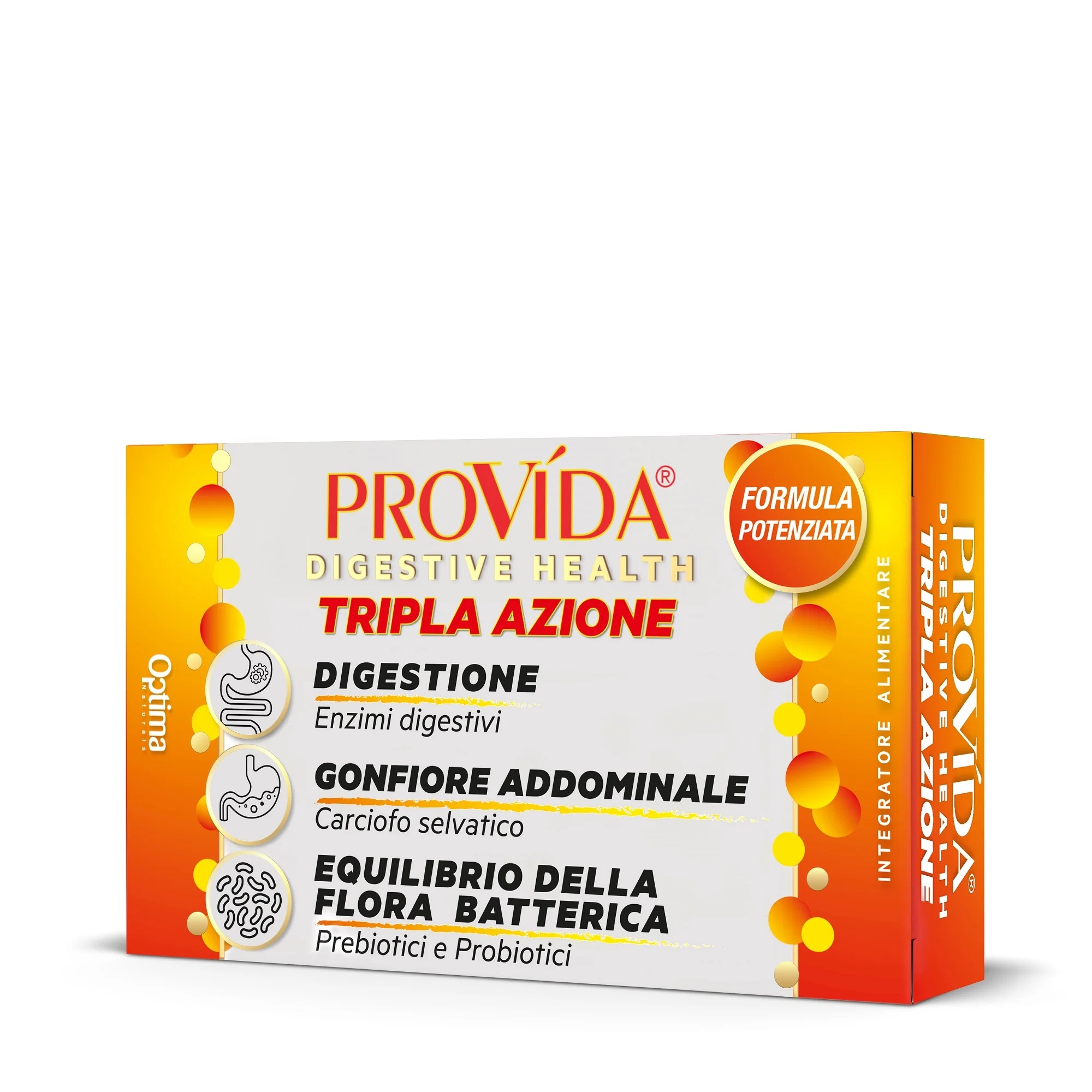OPTIMA Optima Provida Enzymes Végétales 30 capsules Complément Alimentaire pour la digestion