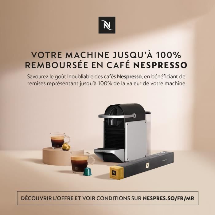 Máquina de café em cápsulas KRUPS Nespresso Inissia, pressão de 19 bar, desligamento automático, vermelha, YY1531FD