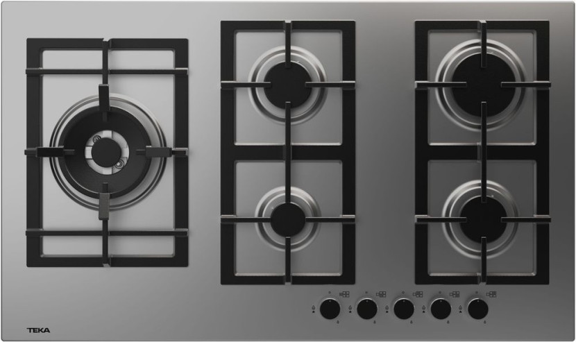 TEKA Płyta gazowa 86cm EFX 90.1 5G AI AL DR CI NAT LEFT (E4) inox