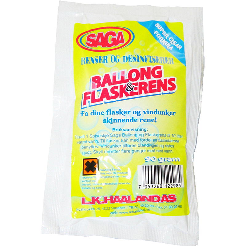 Reinigung für Ballon und Flasche