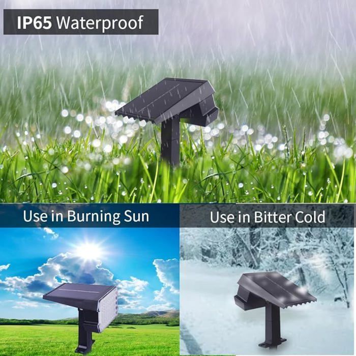 0 piezas Lámpara solar para exteriores 45 LED Lámpara solar para exteriores impermeable I65 Lámpara solar para exteriores 0 piezas w88-blanco cálido LÁMPARA DE JARDÍN