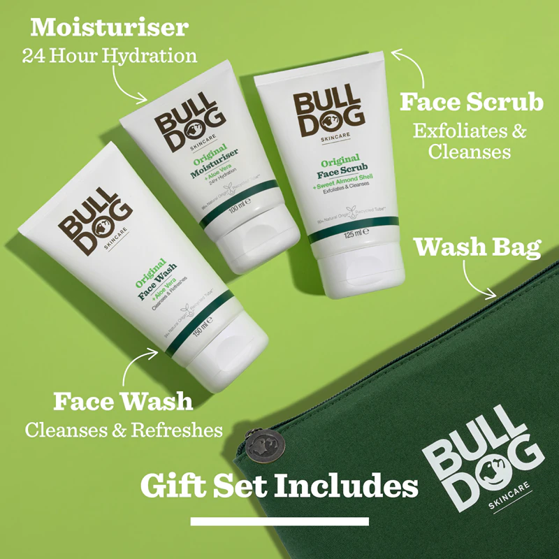 Darčeková sada na starostlivosť o pleť Bulldog Original Skincare Kit