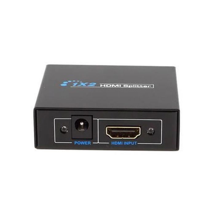 Divisor HDMI Novhill - 2 puertos - Compatible con 3D y HDCP - Calidad sin pérdidas - Negro