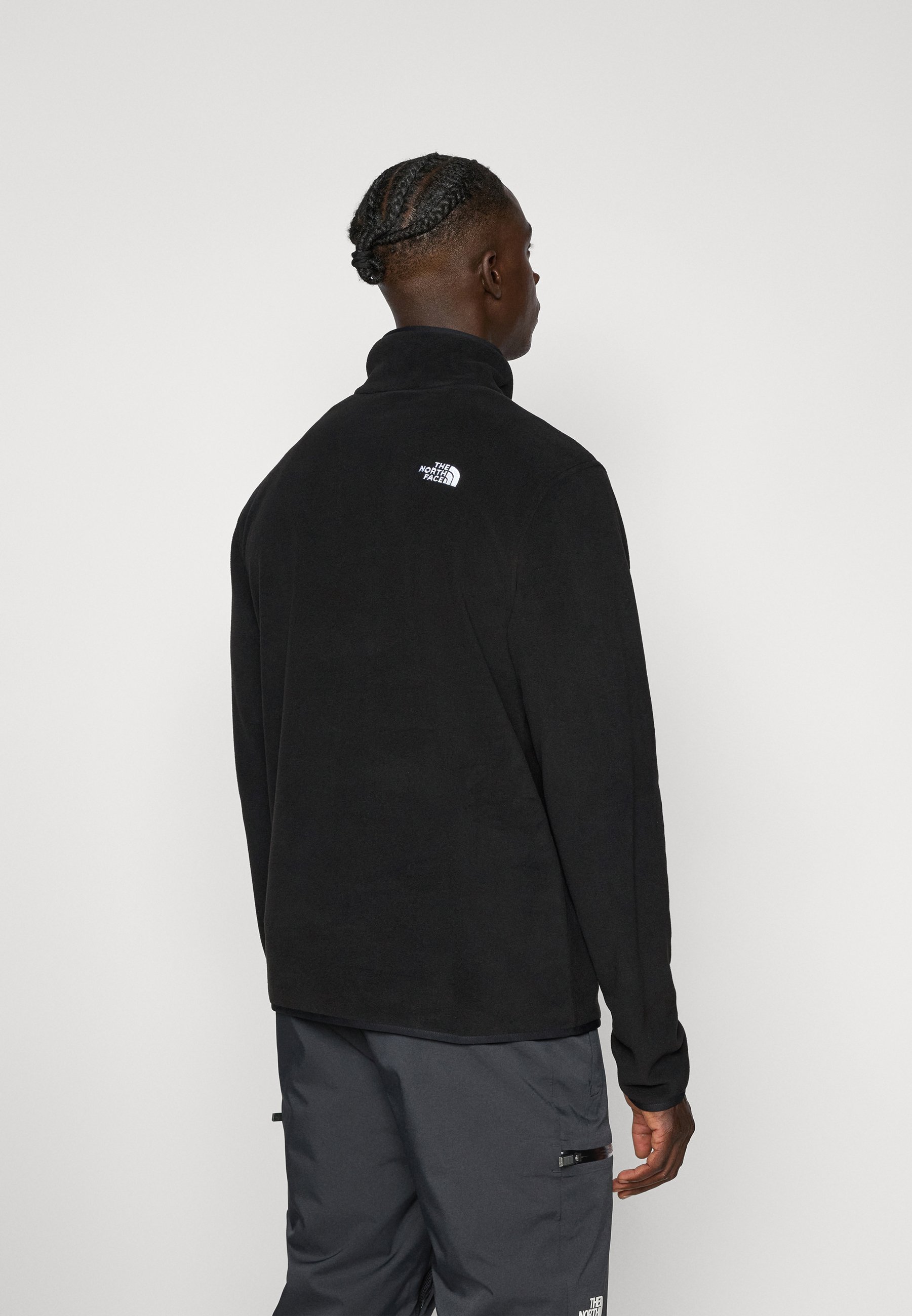 The North Face M GLACIER FLEECE 1/4 ZIP JAKNA - Flis džemper - crna