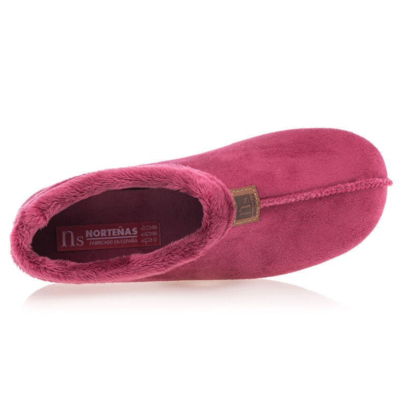 Pantuflas rosas para mujer