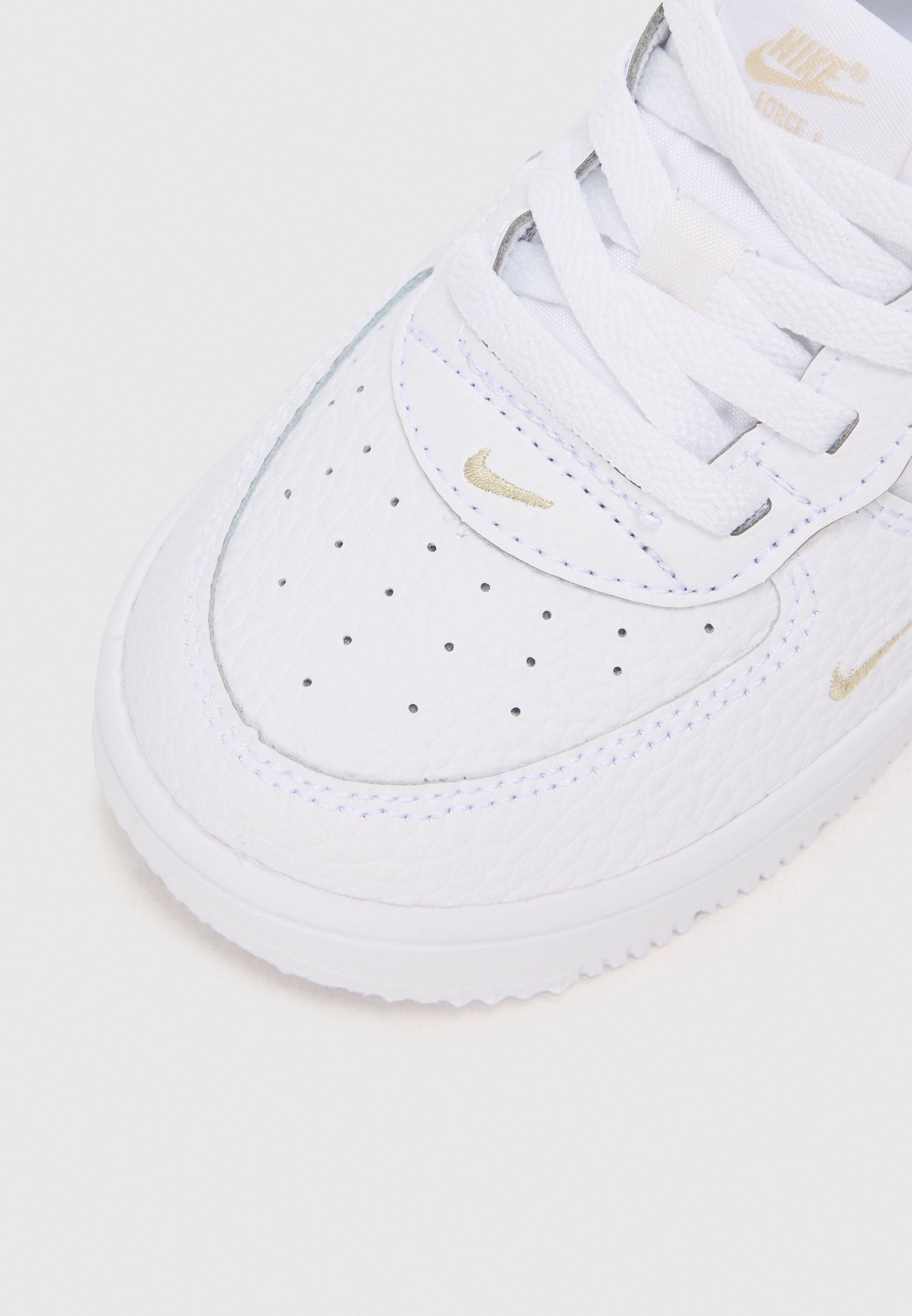 Nike Sportswear FORCE 1 LOW UNISEX - Sneaker - weiß/rattan