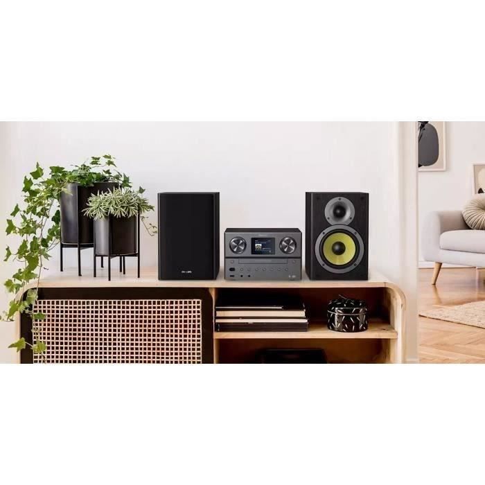 Microsistema radio Internet PHILIPS TAM8905 - DAB+ Bluetooth Spotify Connect CD MP3 100W RMS