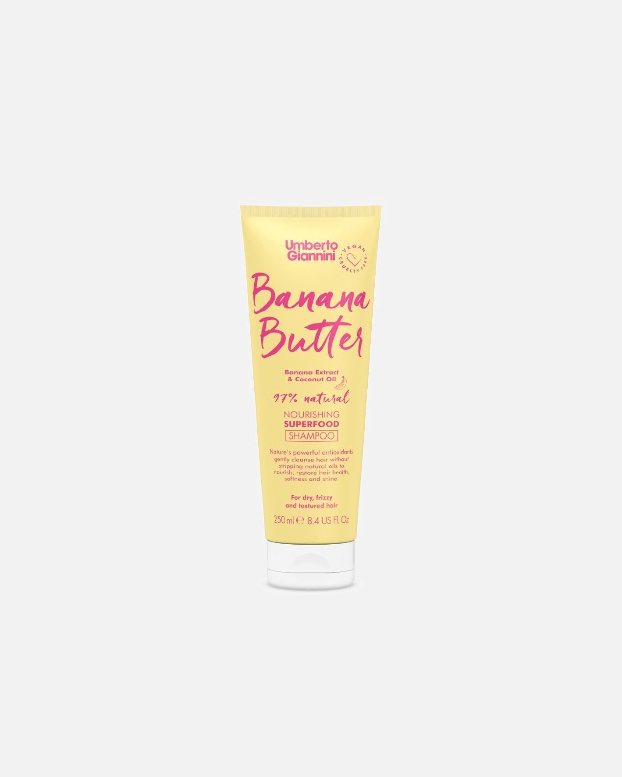 Umberto Giannini šampon za lase z bananinim maslom – 250 ml
