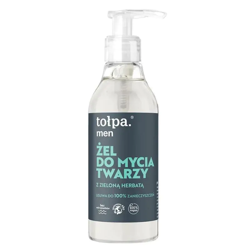 Tołpa Men Żel do mycia twarzy z Zieloną Herbatą