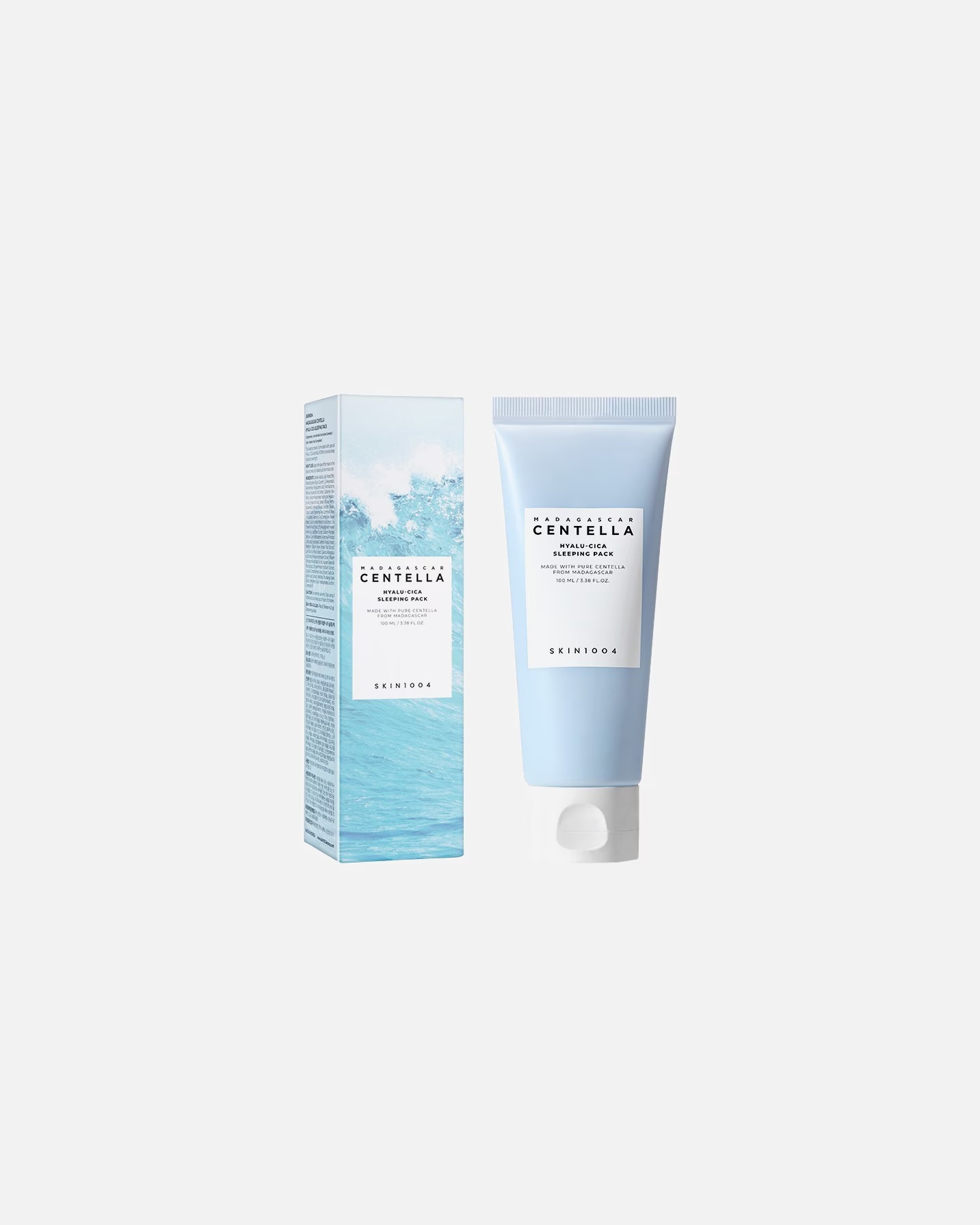 SKIN1004 Madagaskaro centelės ir Hyalu-Cica miego paketas 30 ml