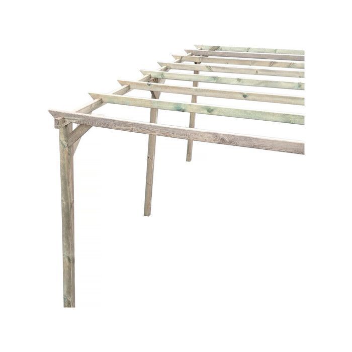 Tettoia in legno 