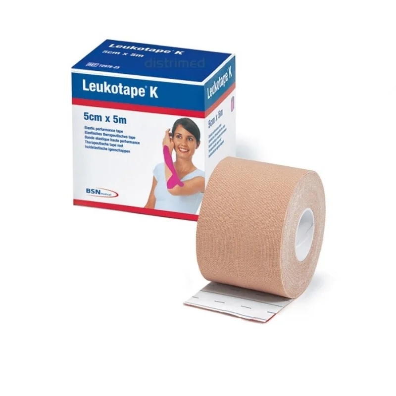 LEUKOPLAST Leukotape K 5m x 500 cm Bandage élastique