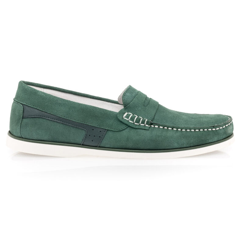Miesten vihreät loaferit/veneilykengät