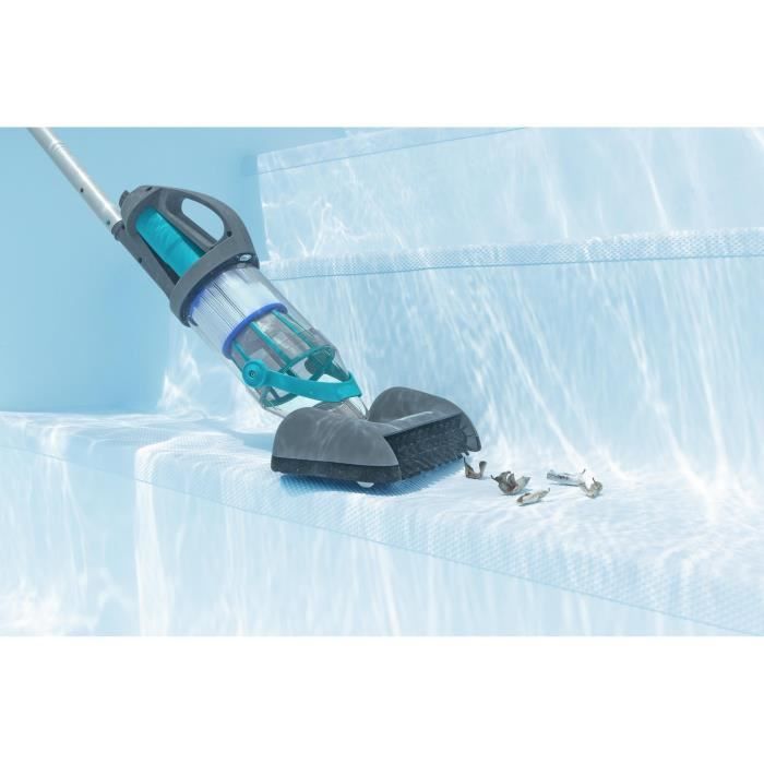 AquaGrip™ handheld pool vacuum, 90-minute runtime, for pools up to 6.10m in diameter