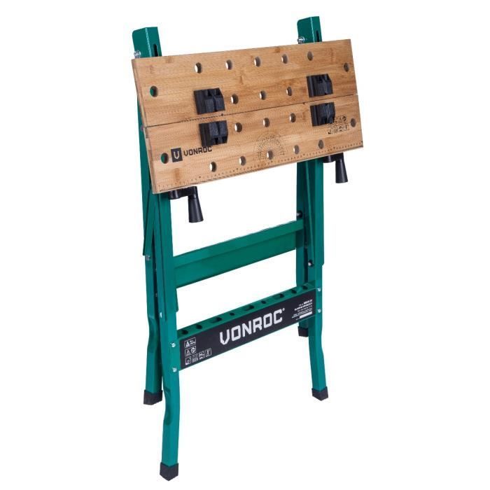 Materiaal: Metaal en bamboe. Opvouwbaar. Gewicht: 4,8 kg. Productbreedte: 520 mm. Producthoogte: 775 mm. Productlengte: 635 mm.