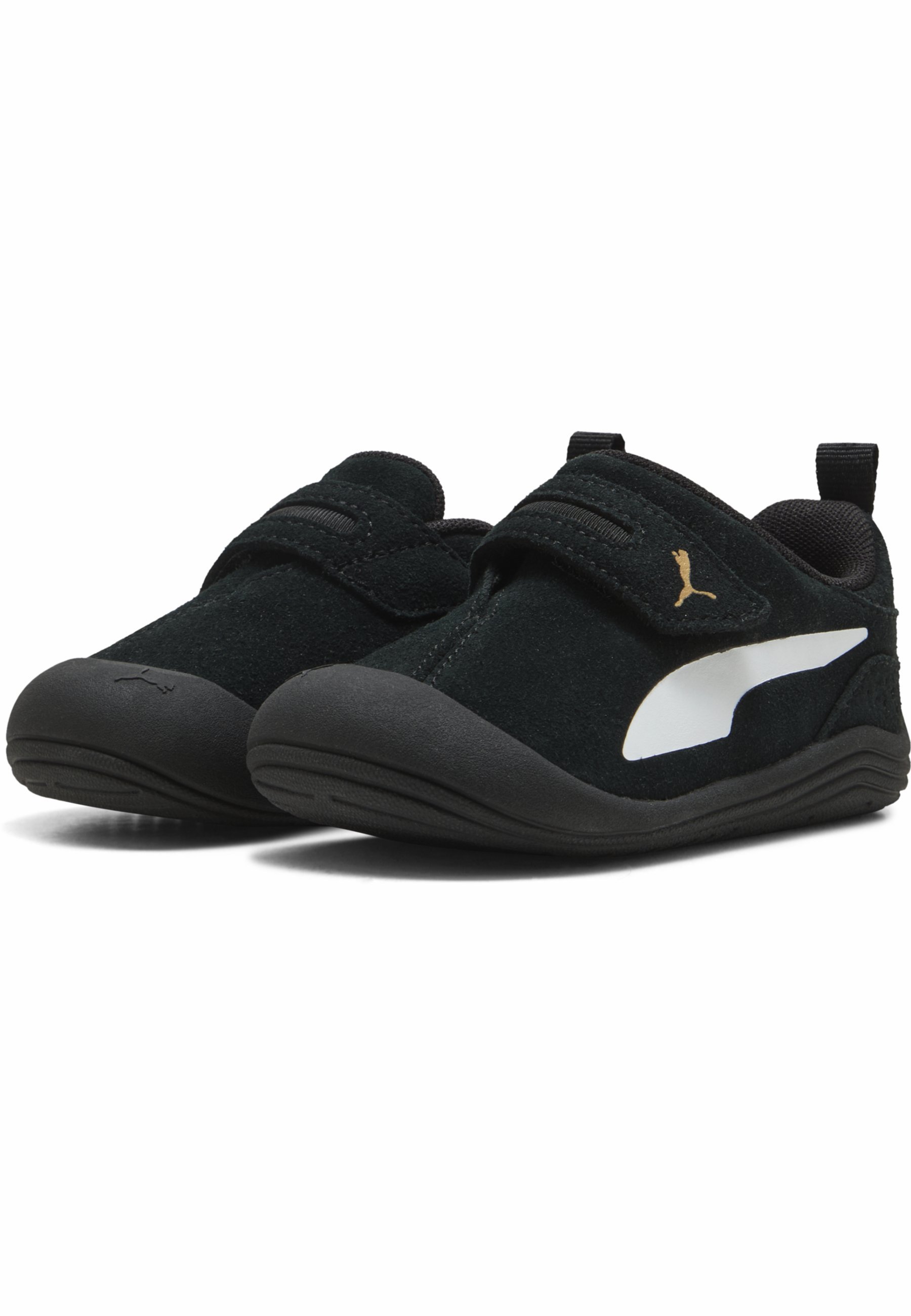 Puma PREMIUM UNISEX - Walking-Sneaker - Schwarz Weiß Gold