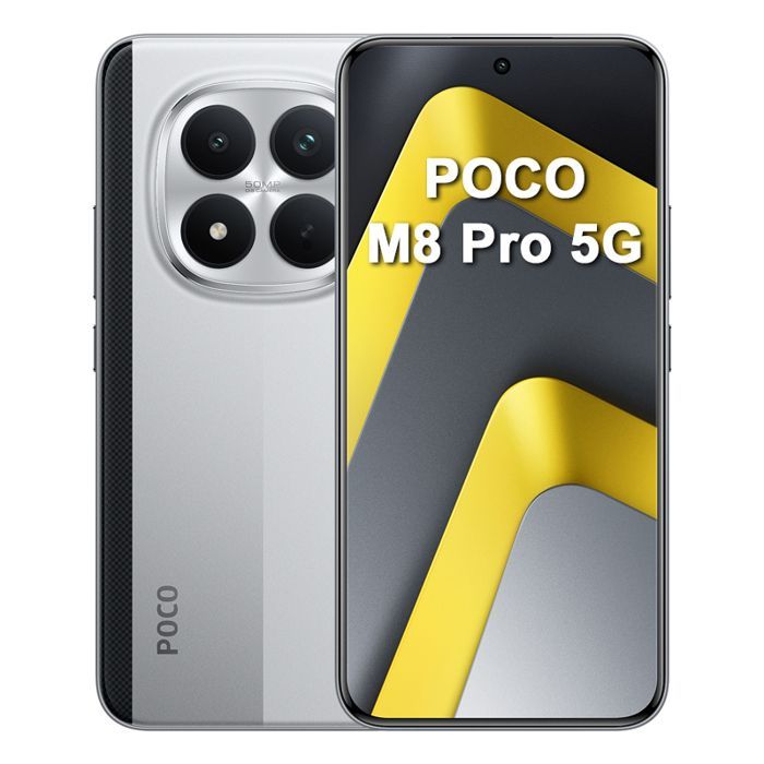 Smartphone - XIAOMI - POCO M8 Pro 5G - 8 Go RAM - 256 Go - Snapdragon® 7s Gen 4 Écran AMOLED 6,83
